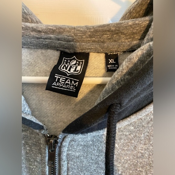 Baltimore Ravens Ultra Game NFL Men's Full Zip Soft Fleece Raglan Hoodie - Picture 3 of 6